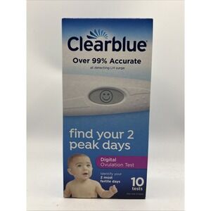 Clearblue Advanced 2 Peak Days Digital Ovulation Test 10ct